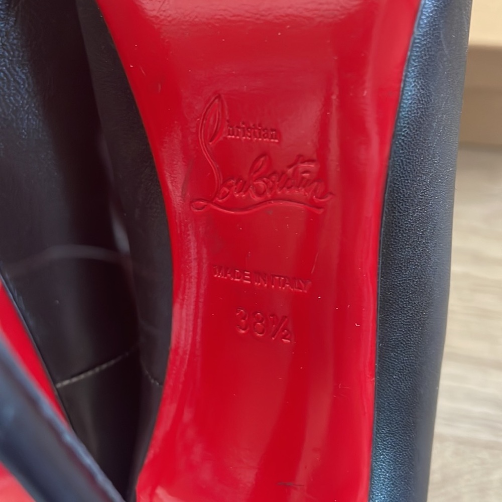 🔥SOLD🔥Christian Louboutin Black So Kate 120 Kid Size 38.5 - Picture 7 of 13